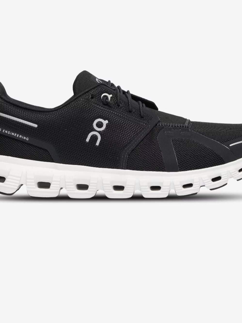 Men's On Cloud 6 Black Athletic Shoe with White Sole ***See Discription***